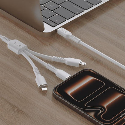 WyeFlow Multi-Device Type C 4-in-1 Cable 1.2m