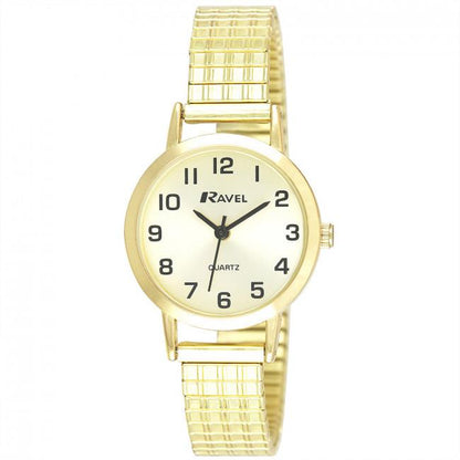 Ravel Ladies Classic Easy Read Expander Bracelet Watch R0201L Available Multiple Colour