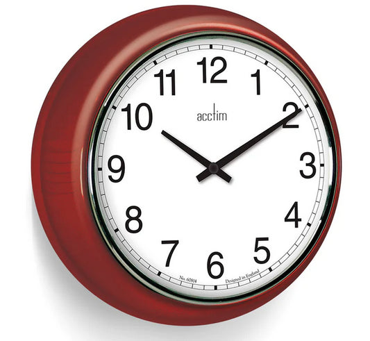 Acctim Lorene Metal Cased Wall Clock