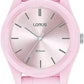 Lorus Ladies Analogue Quartz Pink Dial with Rubber Silicone Strap Watch -  RG257RX9 NEEDS BATTERY