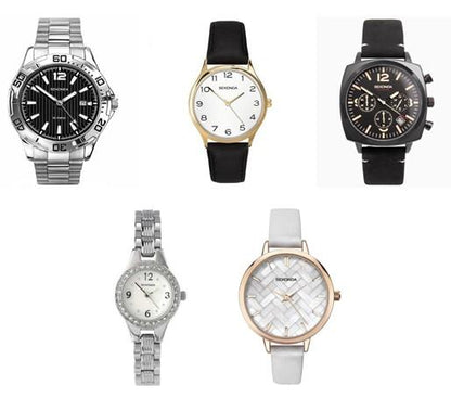 Starter Pack Mens Ladies Basic Quartz Chronograph Watches