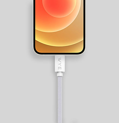 WYE USB-C to 8-Pin Fast Charging & Data Cable 2m - White