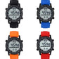 Henley Mens Digital Black Dial Rubber Strap Watch HDG038 Available Multiple Colour