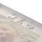 Bambino Thin Silver Plated Border Frame 3 Icons 7" x 5"