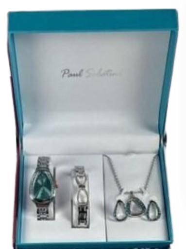 Paul Salatini Ladies Bling Barcelet Watch Gift Sets 2500 Available Multiple Colour