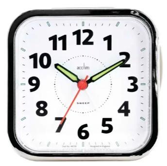 Acctim Otis Analogue Sweep Bell Alarm Clock Available Multiple Color