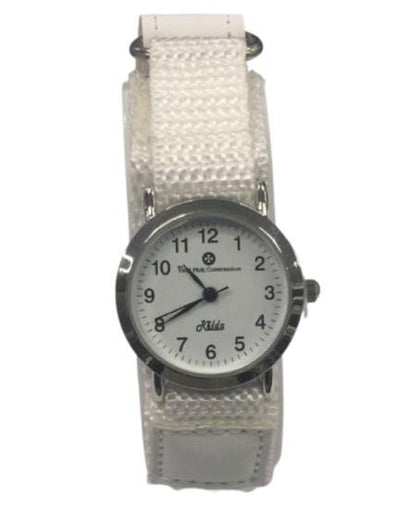 Relda Children's Analogue White Velcro Strap Boy's Girls Watch - CLEARANCE NEEDS RE-BATTERY