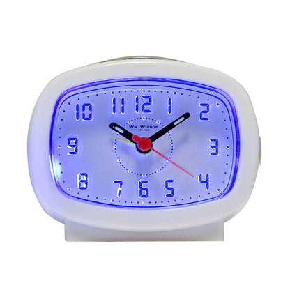 Widdop Qtz Beep Alarm Clock LED Dial/Snooze 9765 Available Multiple Colours