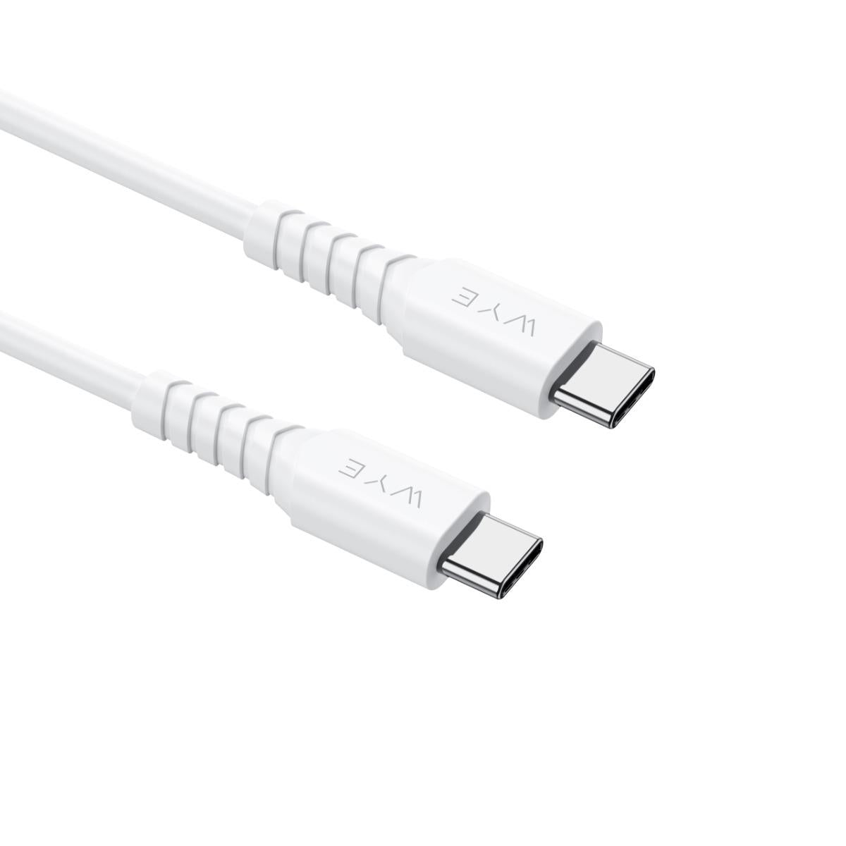 WYE USB-C to USB-C 60W Fast Charging & Data Cable 1m