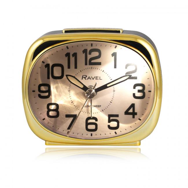 Ravel Small sized pillow shaped Bedside Quartz Alarm Clock RC040 Available Multiple Colour