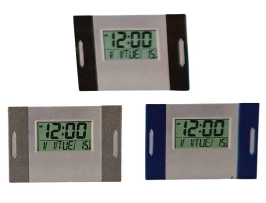 Kadio Kenko Digital with Temperature Day/Date Display Wall Mounted Clock Available Multiple Colour