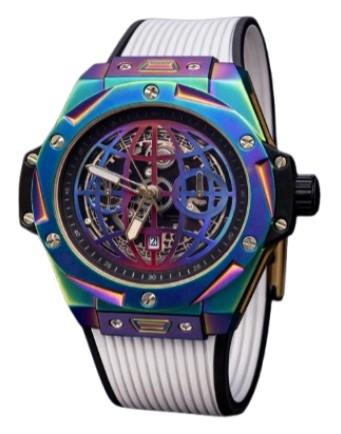 New Rainbow Watch Mens Dated Dial Analogue Rubber Strap Watch NY London Available Multi Colour