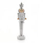 Nutcracker Candle Holder - Silver 30cm