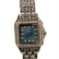 Clasico Ladies Water Resistant Square Bling Dial Metal Strap Bracelet Watch Available Multiple Colour