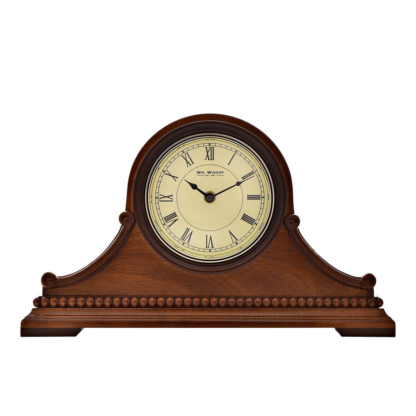 Wm.Widdop Wooden Napoleon Mantel Clock