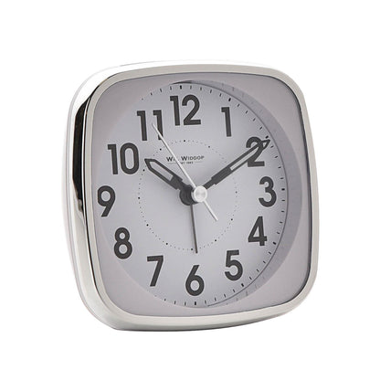 WM Widdop® Square Alarm Clock - Sweep/Light/Snooze 9767 Available Multiple Colour