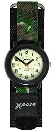 Sekonda Xpose Children Boy's Glo Green/Black Strap Watch 3006