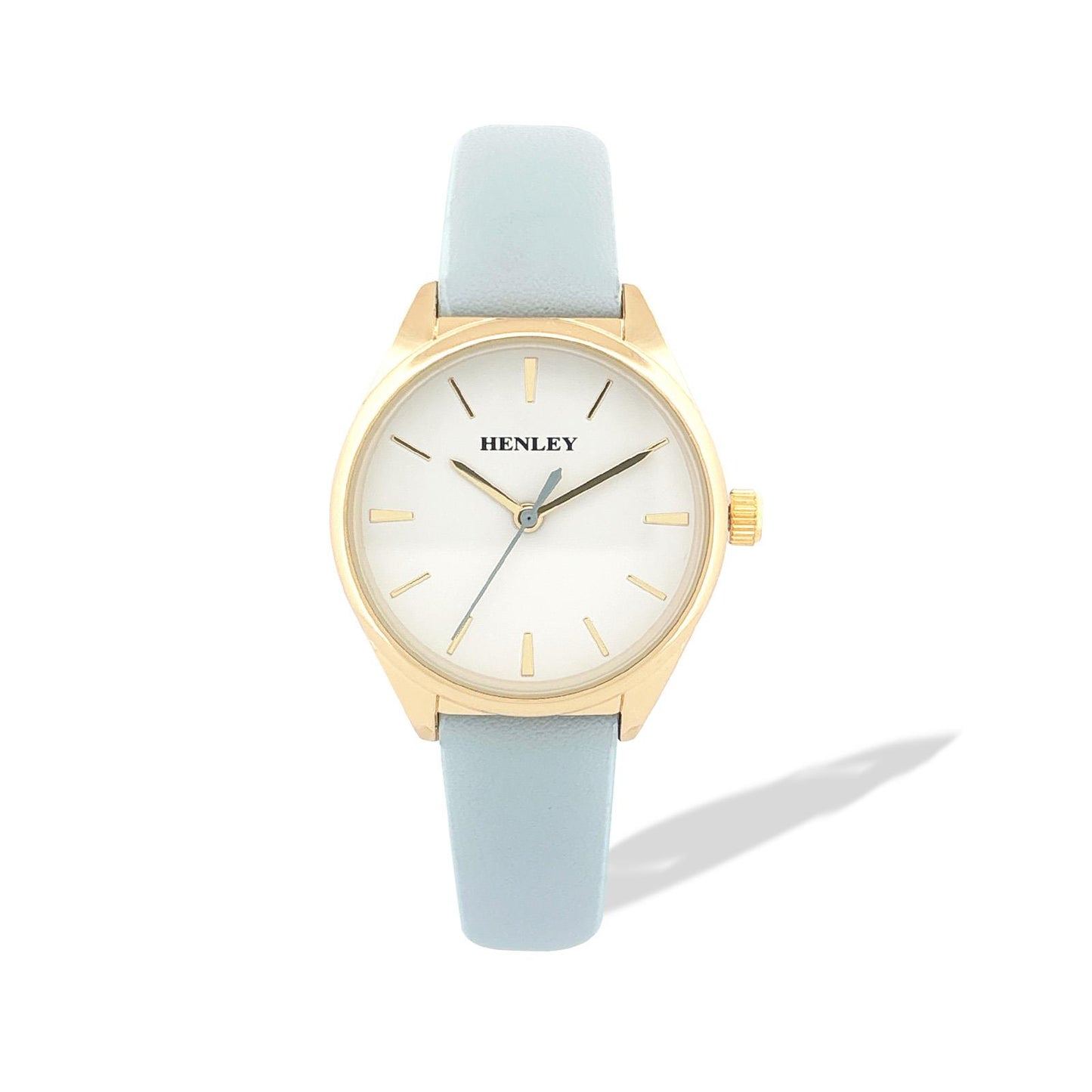 Henley Womens Golden Pastille Faux Leather Summer Watch - Green/Pink/Purple/White/Blue