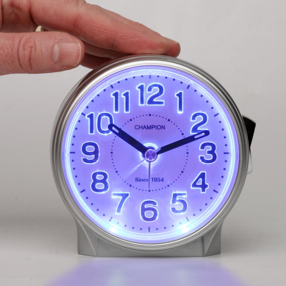 Champion Arch Silver Alarm Clock MF8828SIL