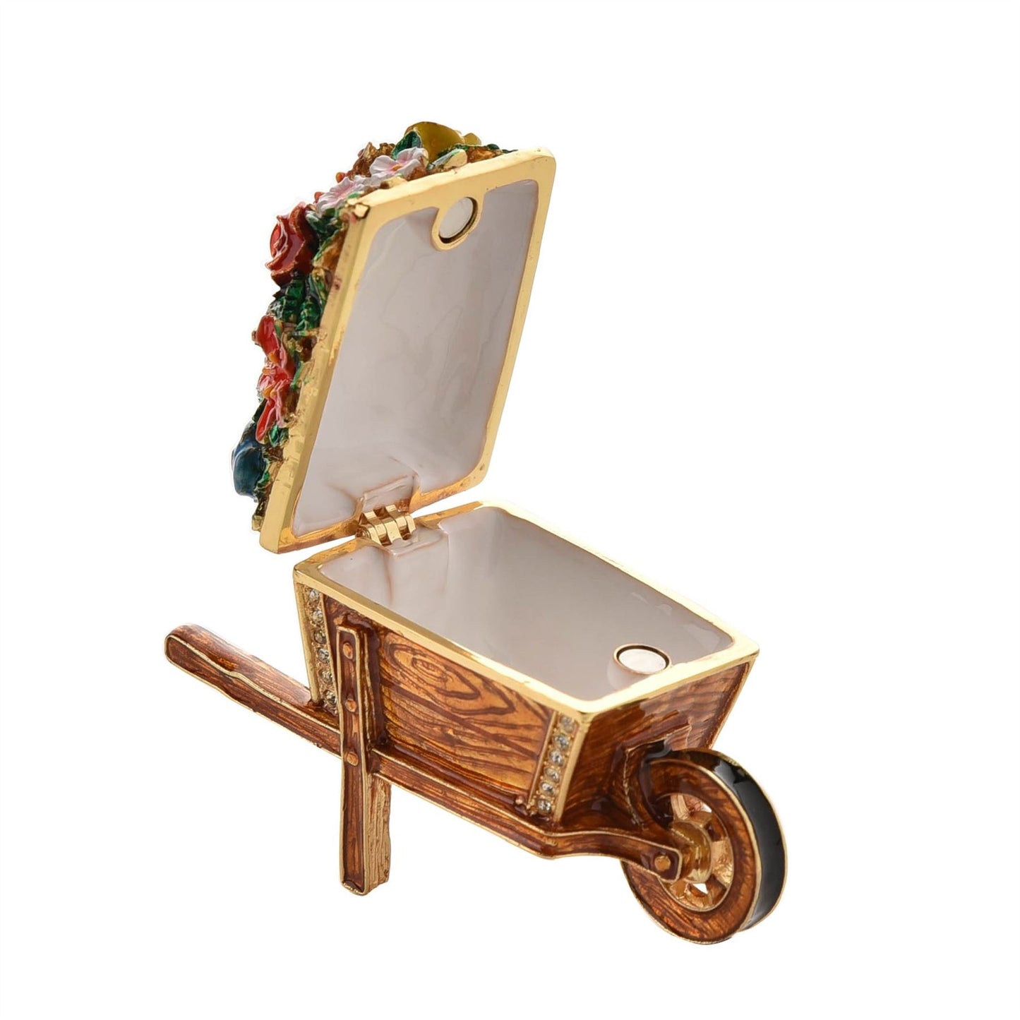 Treasured Trinkets - Flower Wheelbarrow