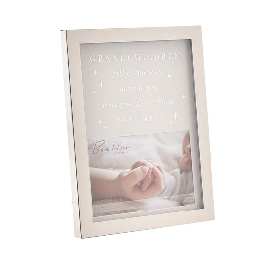 Bambino Metal Plated Grandchildren Photo Frame 6" x 4"