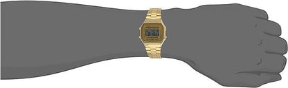 Casio Mens Ladies Classic Collection Golden Digital Watch A168WG-9WDF