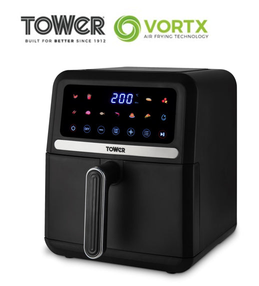 Tower 5L Colour Screen Digital Airfryer 1500w