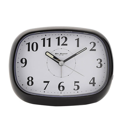 Wm.Widdop Alarm - Oval with Light & Snooze White