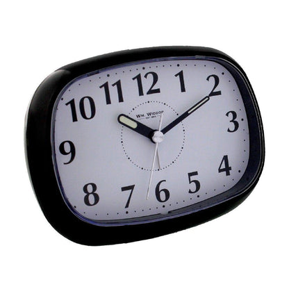 Wm.Widdop Alarm - Oval with Light & Snooze White