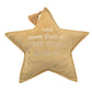 Bambino Velvet Moon & Star Cushion 32cm Mustard