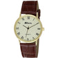 Ravel Mens Basic Classic Dial Roman and Arabic Leather Strap Wristwatch R0129G