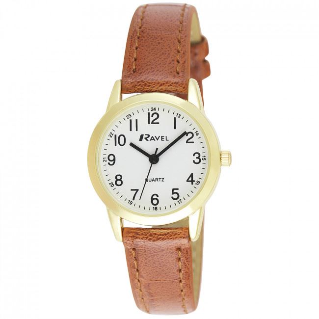 Ravel Ladies Classic Leather Strap Watch R0132LC