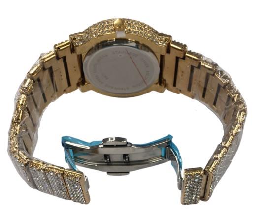 NY London Ladies Bling Fashion Dated Dial Bracelet Watch PI-8314 Available Multi Color