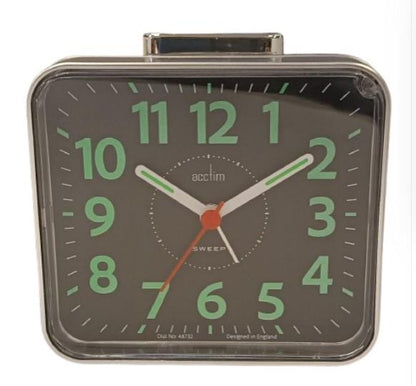 Acctim Parker Alarm Clock in Silver - 16462