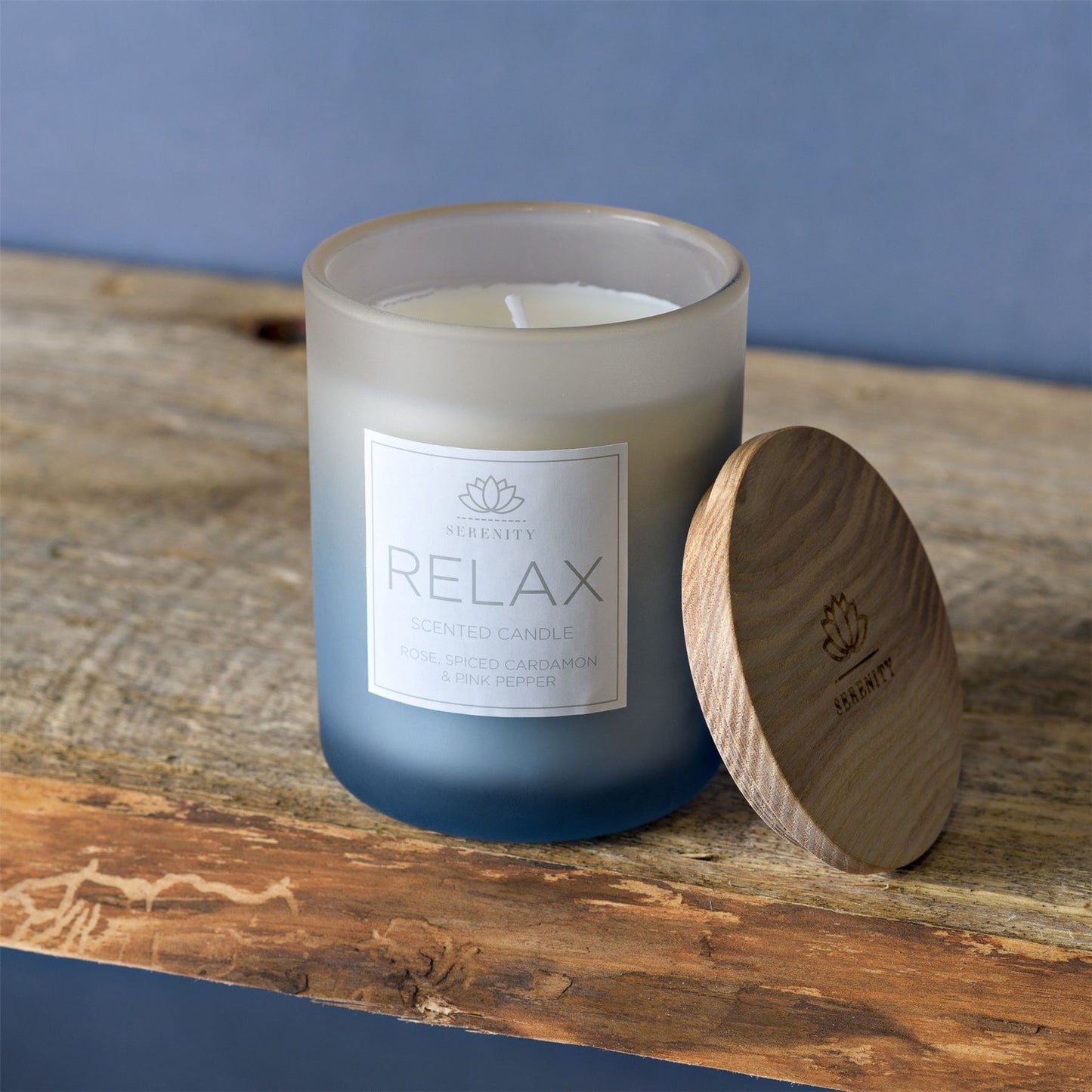 Serenity Relax Candle 120g Rose, Cardamon & Pink Pepper