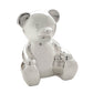 Bambino Silver Plated Teddy Bear Money Box