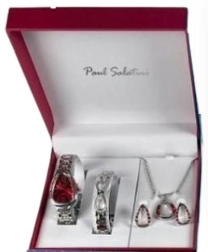 Paul Salatini Ladies Bling Barcelet Watch Gift Sets 2500 Available Multiple Colour