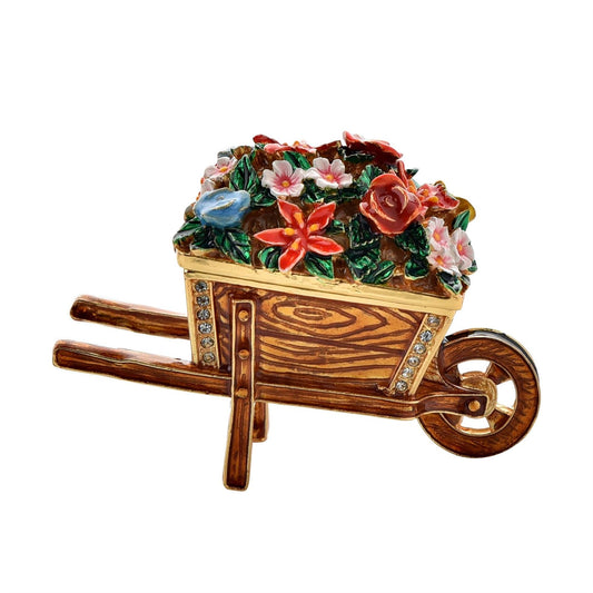 Treasured Trinkets - Flower Wheelbarrow