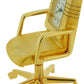 Miniature Clock Office Swivel Chair with Goldtone Plated Solid Brass IMP1047-  CLEARANCE NEEDS RE-BATTERY