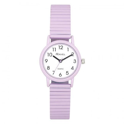 Ravel Unisex Mid Size Pastel Coloured Expander Bracelet Watch Available Multiple Colour