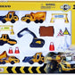 Maisto Mini Working Machines VOLVO CONSTRUCTION SET – Incredibly Detailed Die-Cast Replica Collectible Model M12376