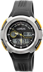 Lorus Ladies Mens Sports Chronograph Digital White Rubber Strap Watch R2359KX9