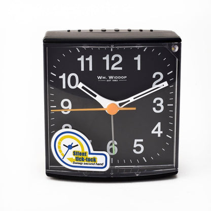 5374 WM WIDDOP® ALARM CLOCK WITH SWEEP MOVEMENT AVAILABLE MULTIPLE COLOURS