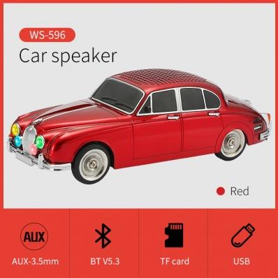 WSTER Wireless Bluetooth Car Speaker with TF/USB/FM - CLASSIC  AVAILABLE MULTIPLE COLORS