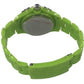 Henley Ladies Bling Fashion Case Lime Green Dial And Plastic Strap Watch H0826.11  - CLEARANCE NEEDS RE-BATTERY