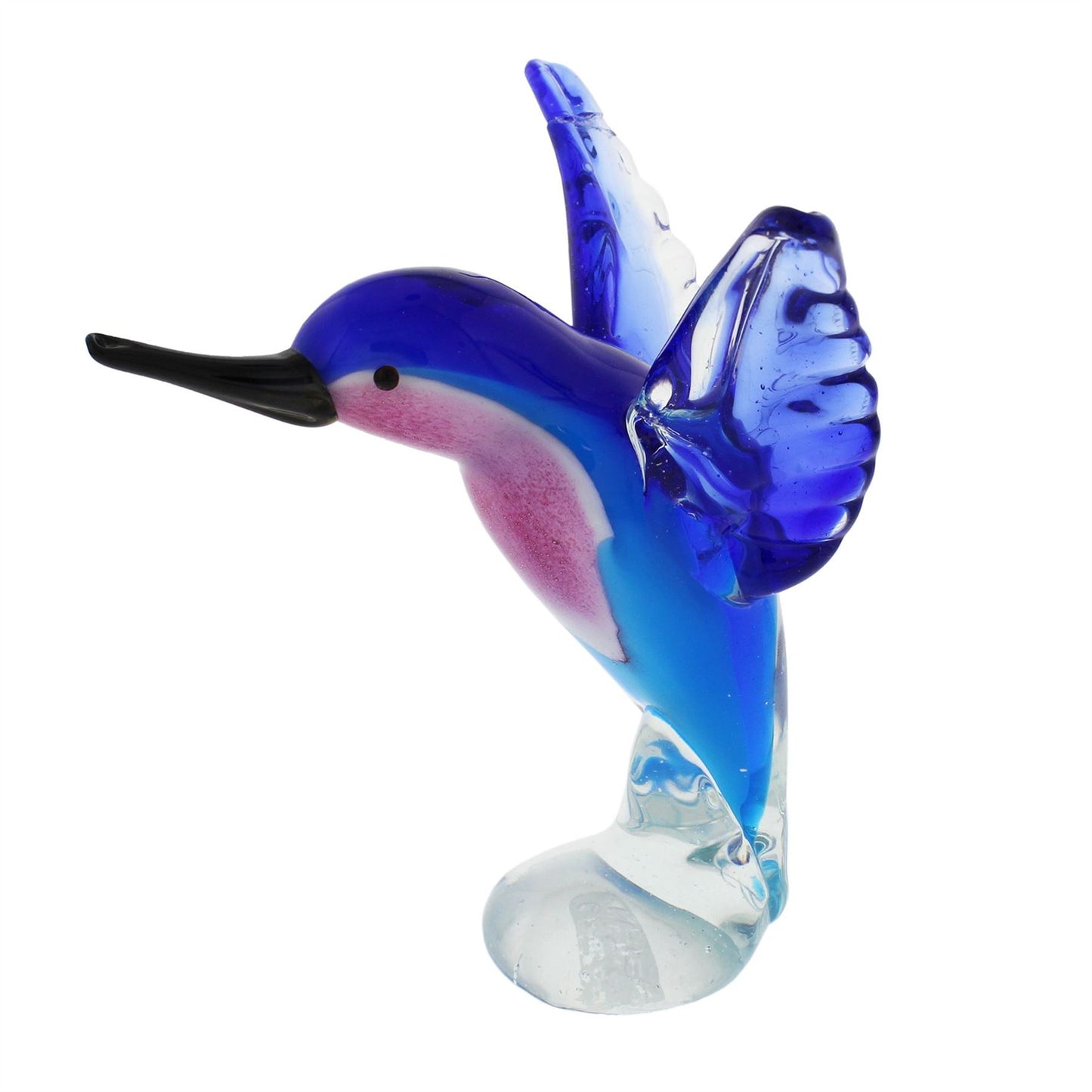 Objets d'art Glass Figurine - Hummingbird