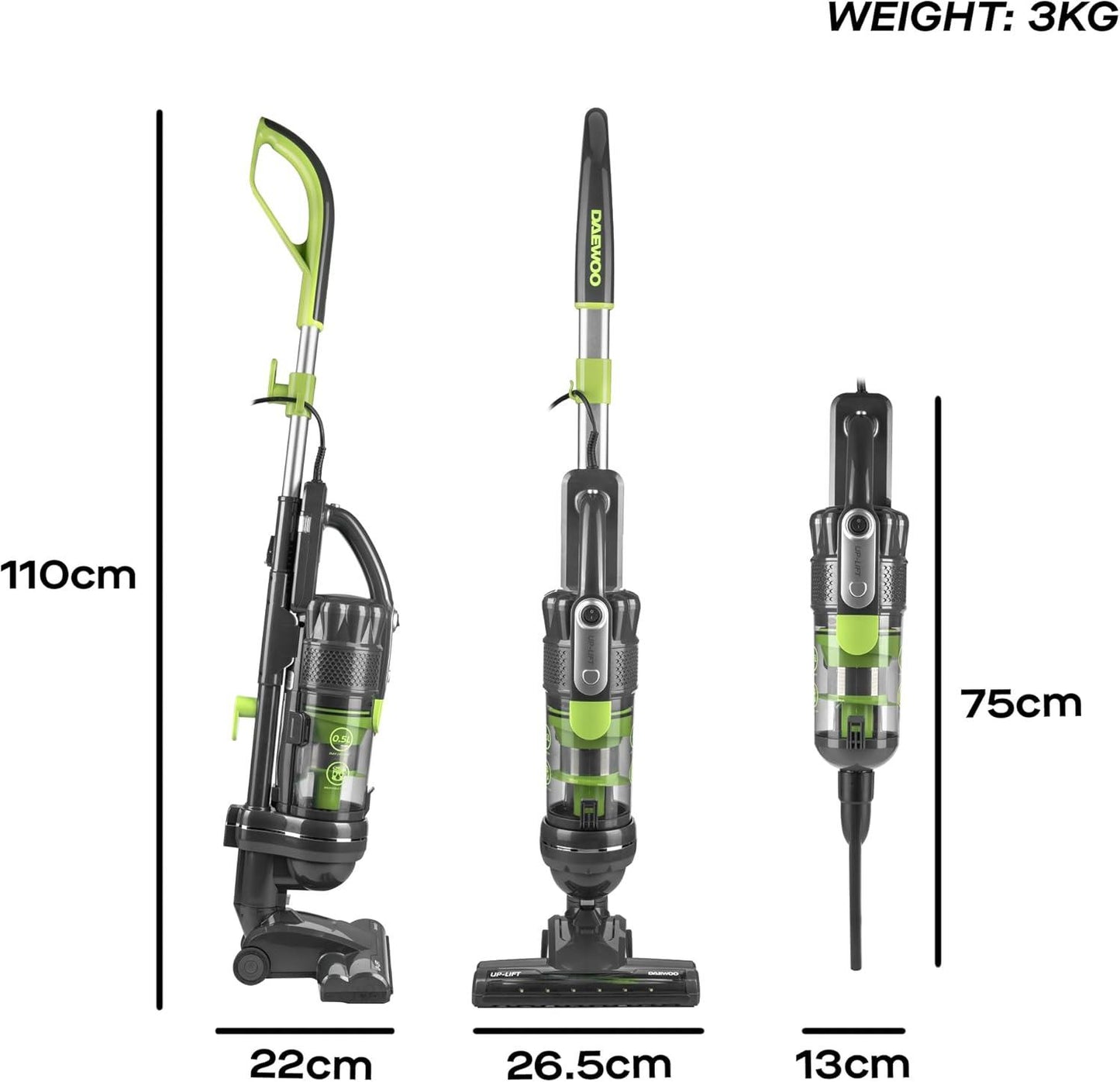 Daewoo Tornado Up-Lift Upright Vacuum Cleaner