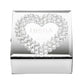 Hestia Mirror Glass Heart Shaped Jewellery Box