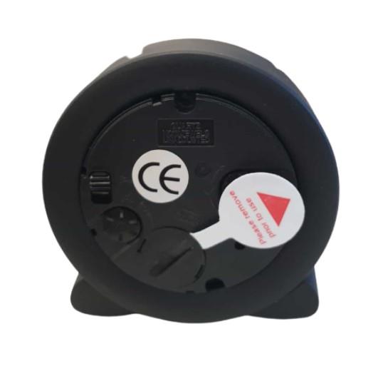 Imperial Mini Travel Alarm Clock Black IMP605B