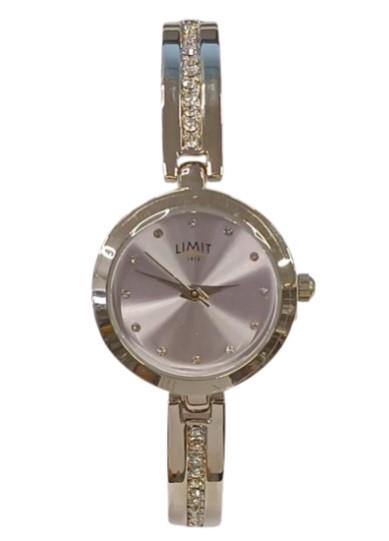 Limit Ladies Bling Fashion Pink Dial with Silver Plated Bracelet Watch 6242